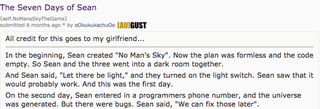 Illustration for article titled Let’s check in on No Man’s Sky fans, who are out of their goddamned minds
